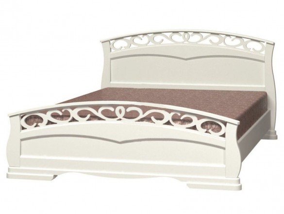 Кровать Грация 1 Античный белый