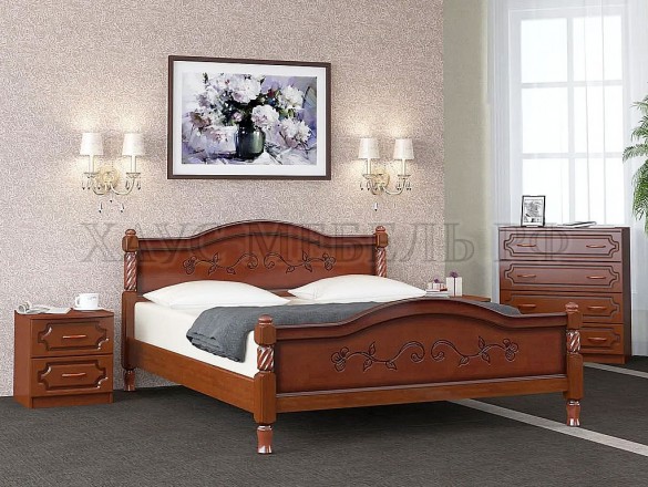 Кровать Карина 9 Орех