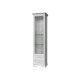 Шкаф-витрина ( 1 дверь + 1 стекло ) Грация Лак Белый