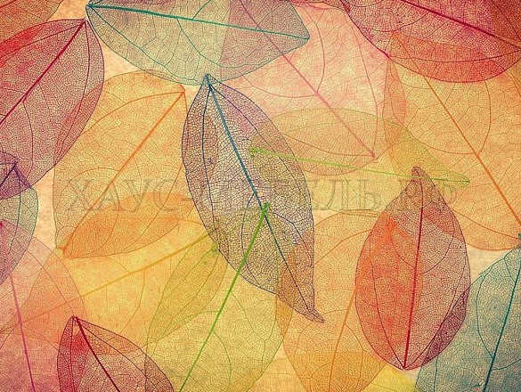 Стол обеденный Листья цветные